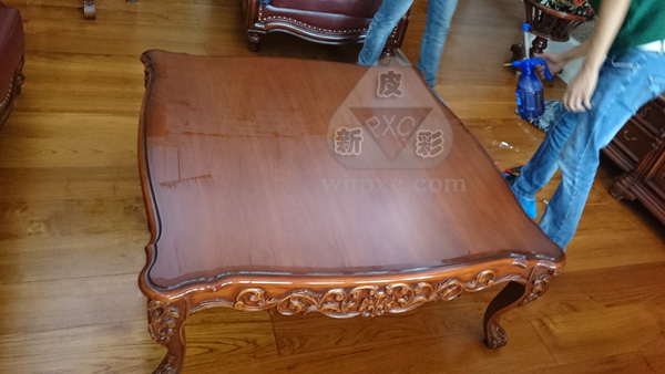 皮新彩家具貼膜